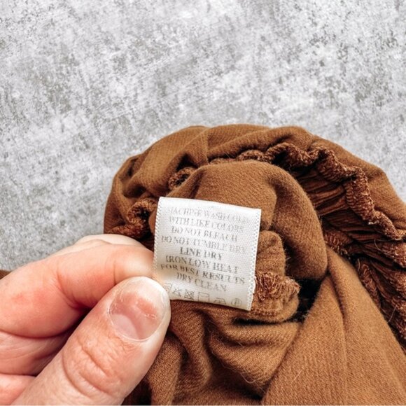 Very J Brown Cotton Corduroy Overalls Size Small - Picture 10 of 10